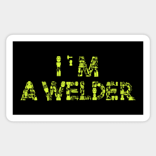 im a welder Sticker